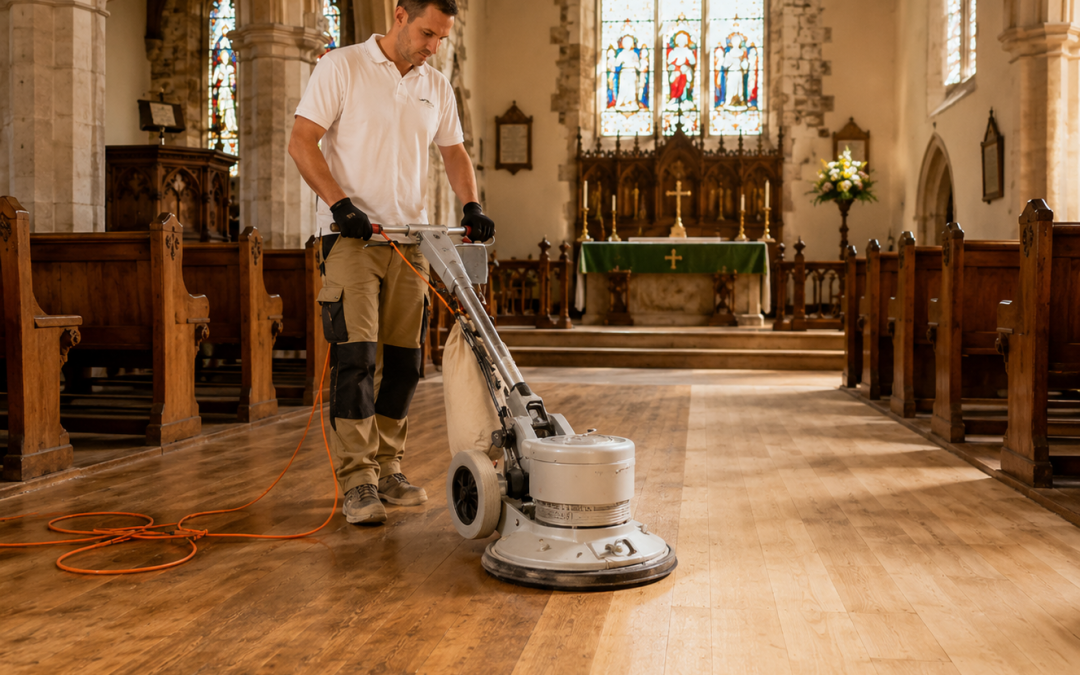 Floor Sanding for Churches, Community Halls & Clubs in Kent